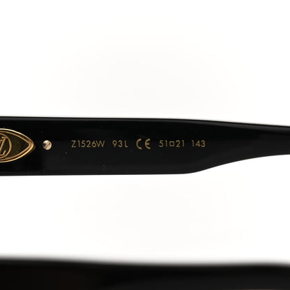 Louis Vuitton Acetate My Monogram Square Sunglasses Z1526W Black 6 of 6