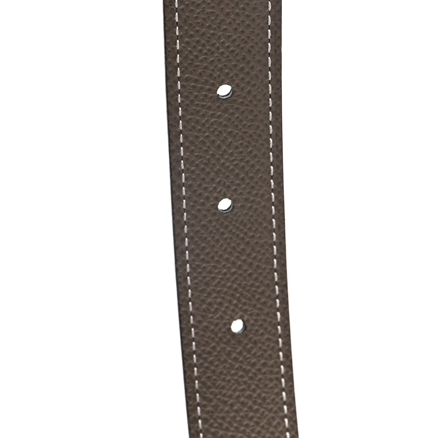 Hermes Box Epsom 24mm Mini Constance H Belt 80 Black Etoupe 4 of 6