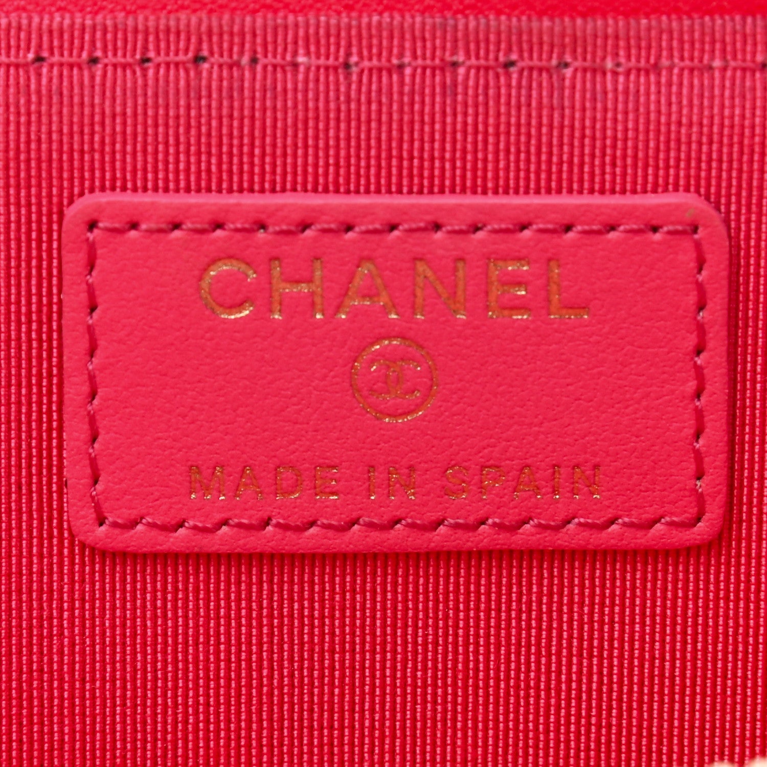 Chanel Patent Quilted Key Holder Case Pink 6 of 10