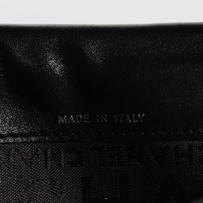 Chanel Lambskin Quilted Yen Wallet Black 7 of 8