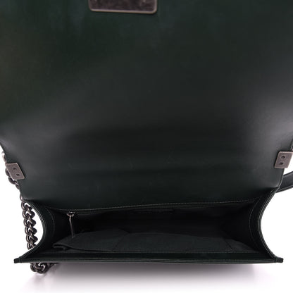 Chanel Lambskin Quilted New Medium Boy Flap Green 6 of 11