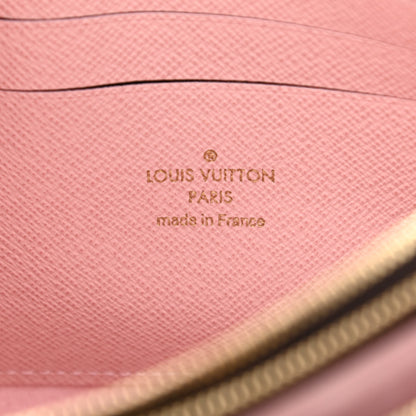 Louis Vuitton Monogram 2020 Christmas Animation Big Wheel Double Zip Pochette Rose Ballerine 7 of 12