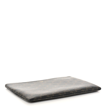 Celine Triomphe Canvas Pouch Black 4 of 8