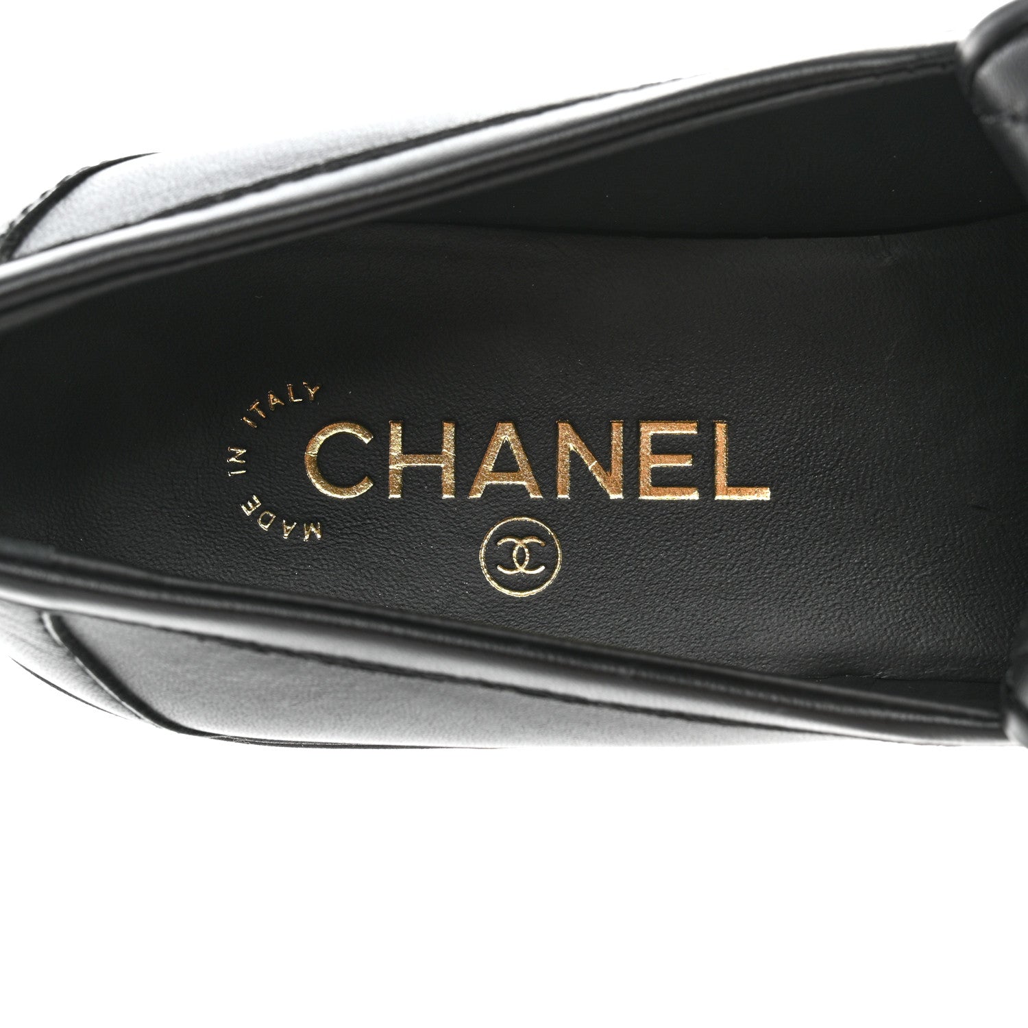 Chanel Lambskin Quilted CC Turnlock Loafers 41 Black 7 of 9