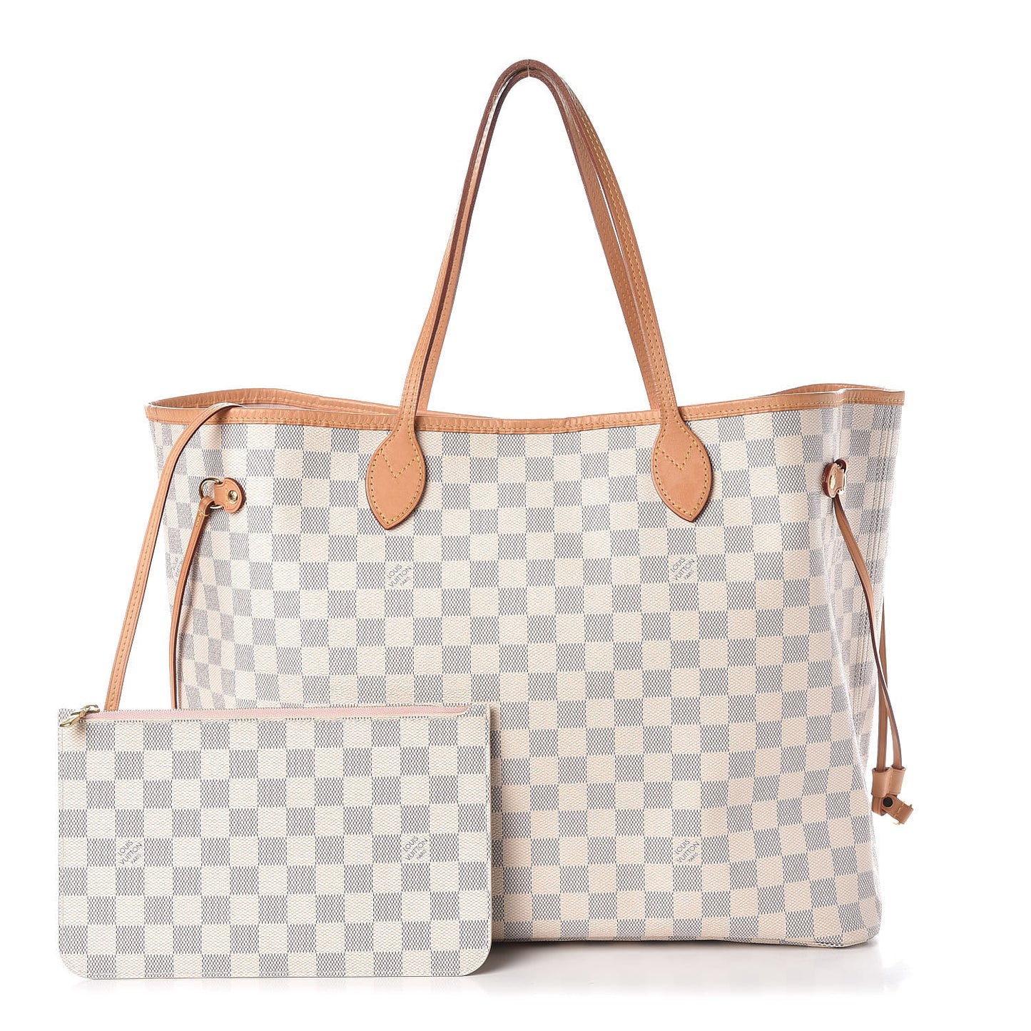 Damier Azur Neo Neverfull GM Rose Ballerine