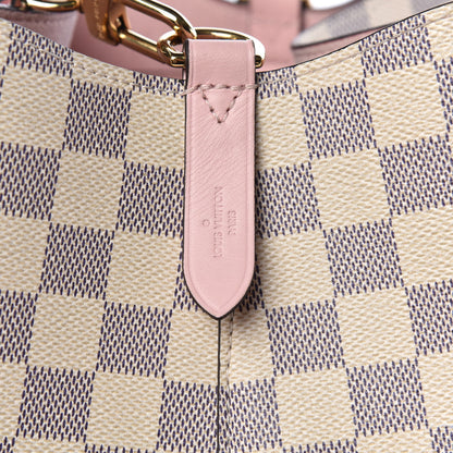Louis Vuitton Damier Azur Neonoe MM Eau De Rose 6 of 10