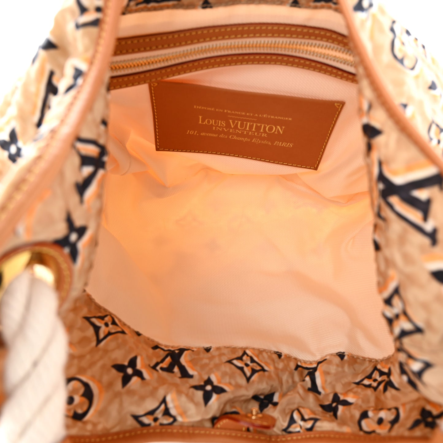 Canvas Monogram Cruise Bulles MM Natural