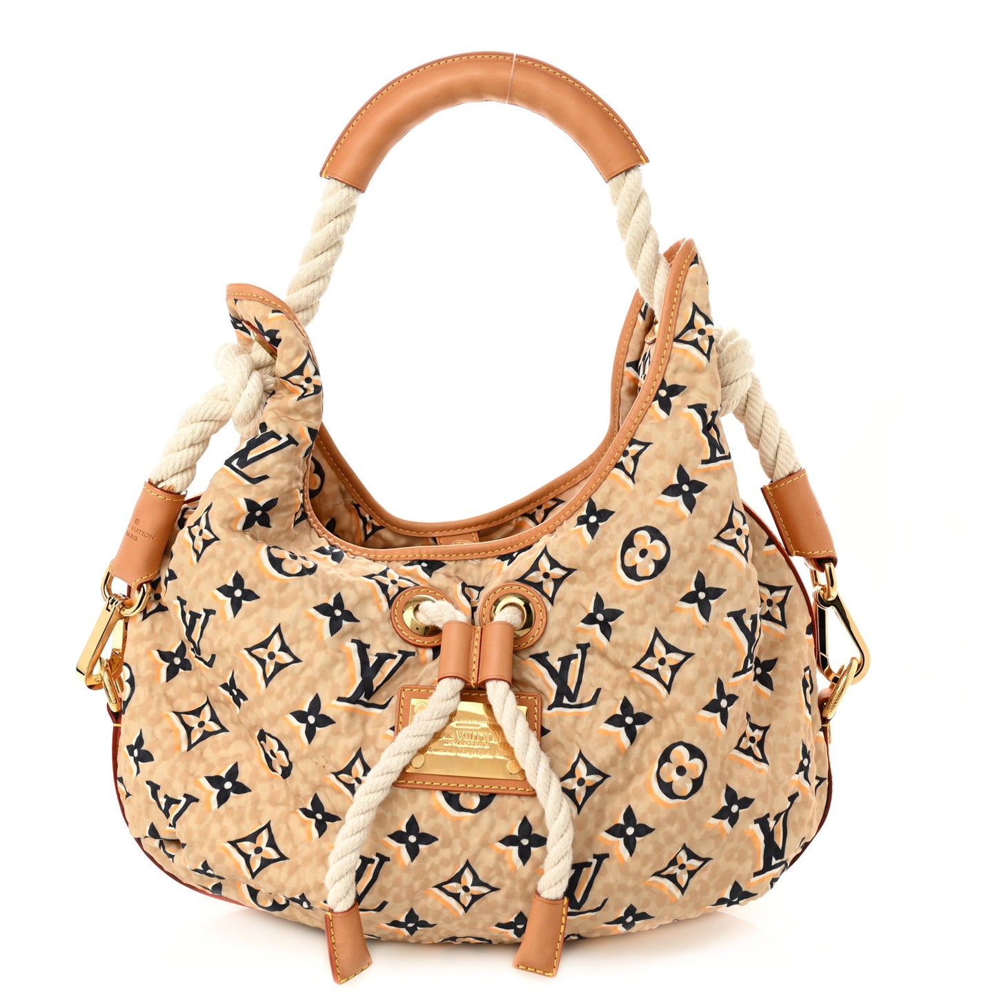 Canvas Monogram Cruise Bulles MM Natural