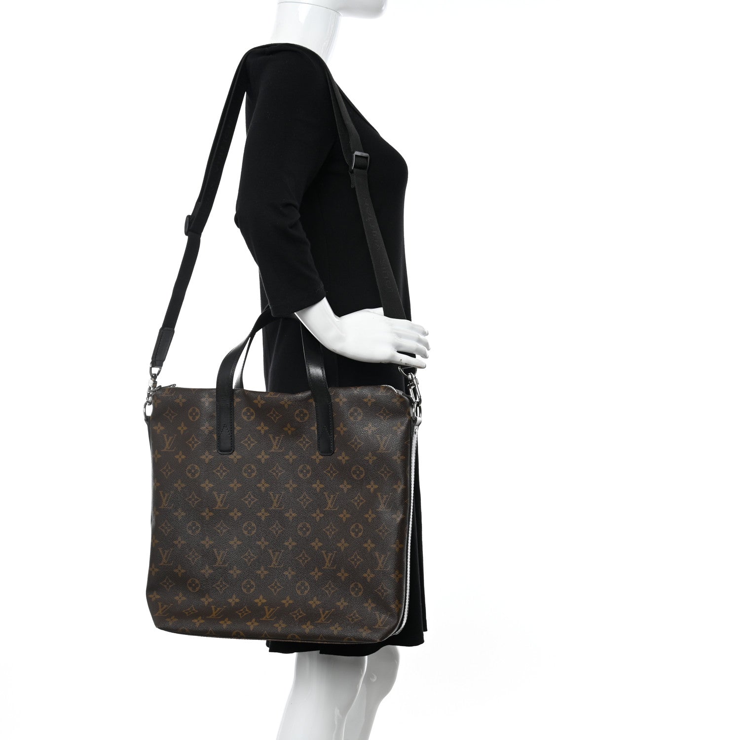 Louis Vuitton Monogram Macassar Kitan 2 of 9