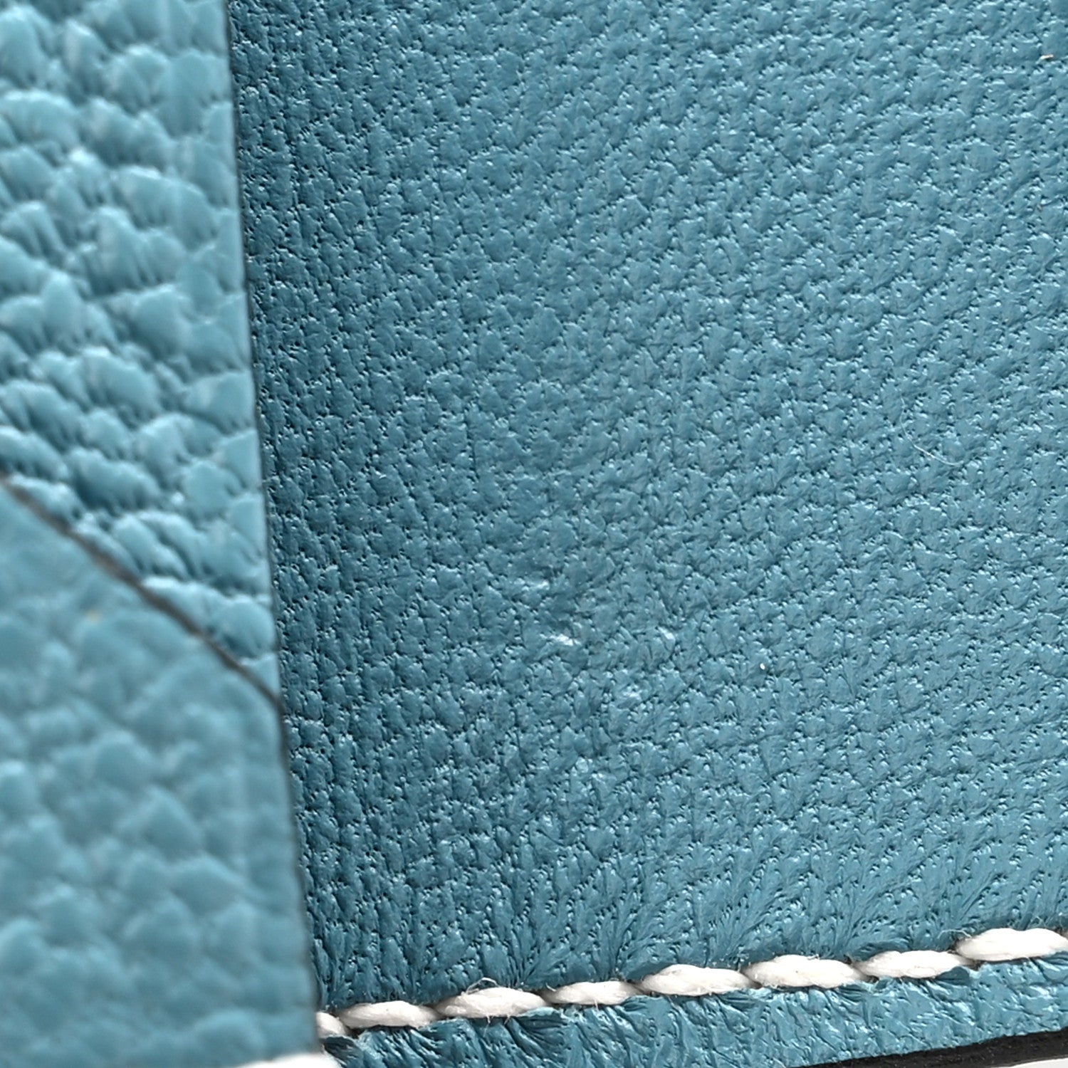 Hermes Chevre Mysore Bearn Card Holder Wallet New Bleu Jean 8 of 13