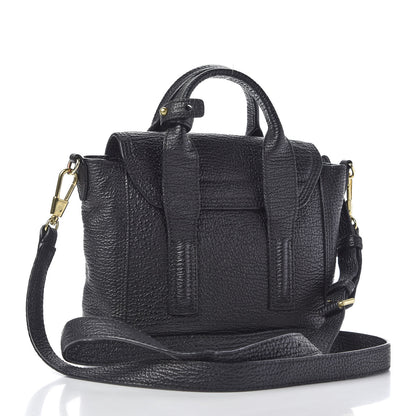 3.1 Phillip Lim Textured Calfskin Mini Pashli Satchel Black 3 of 10