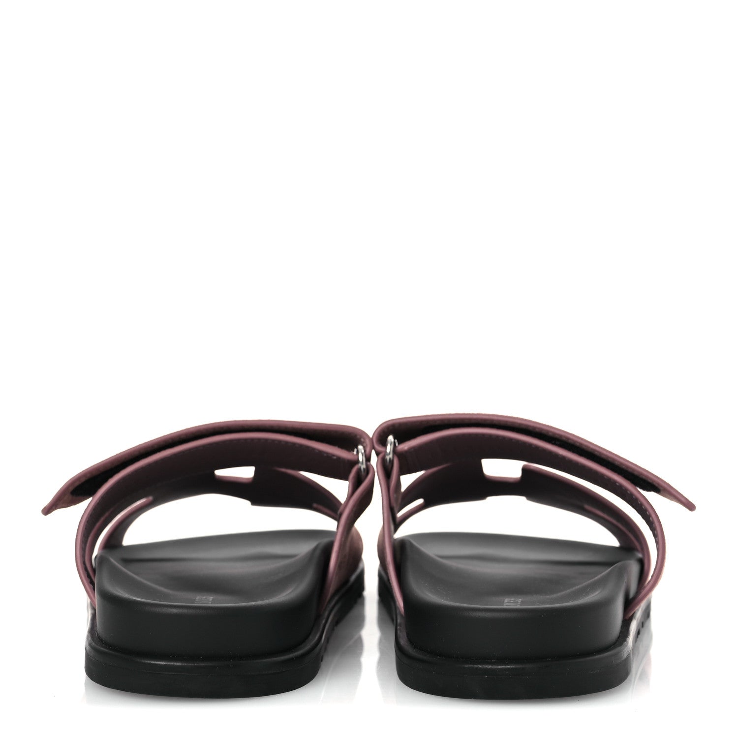 Hermes Suede Goatskin Womens Chypre Sandals 38 Rose Antique 10 of 11