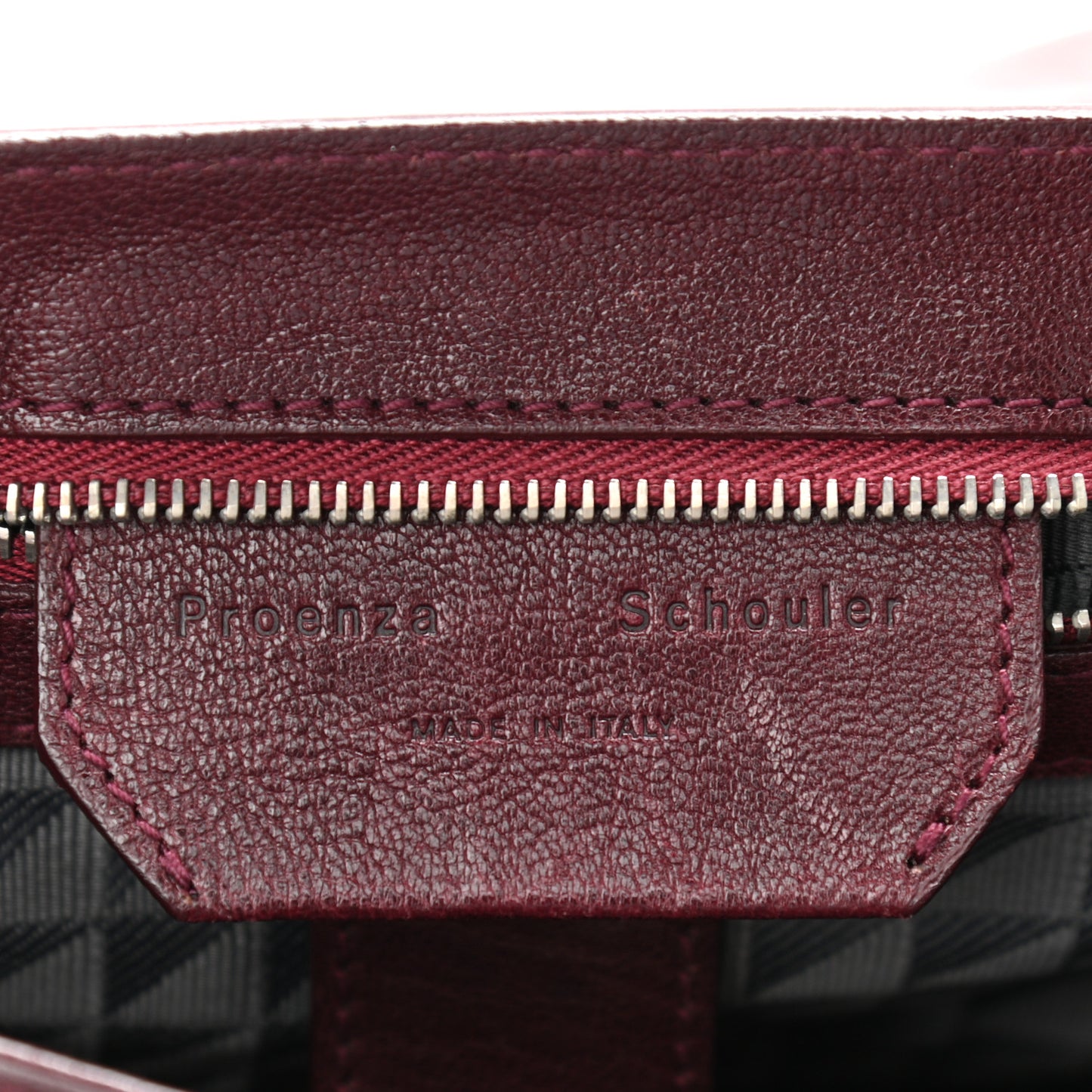 Lambskin Medium PS1 Satchel Burgundy