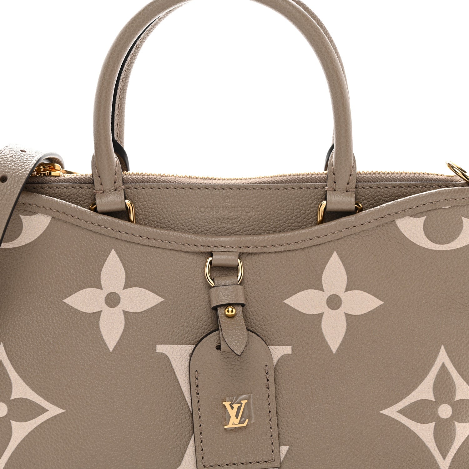 Louis Vuitton Empreinte Monogram Giant Trianon PM Tourterelle Creme 7 of 9