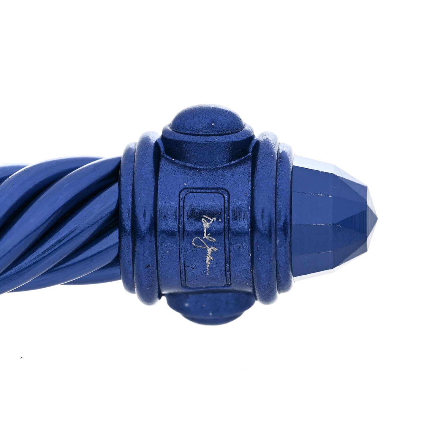 Aluminum 10mm Renaissance Cable Bracelet Indigo