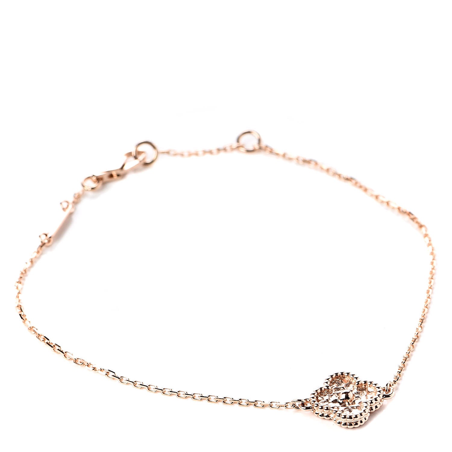 Van Cleef & Arpels 18K Rose Gold Sweet Alhambra Bracelet 1 of 8