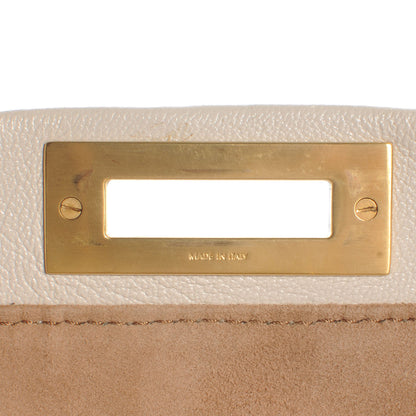 Fendi Goatskin Calf Hair Leopard Print Large Peekaboo Iconic Satchel Beige 10 of 11