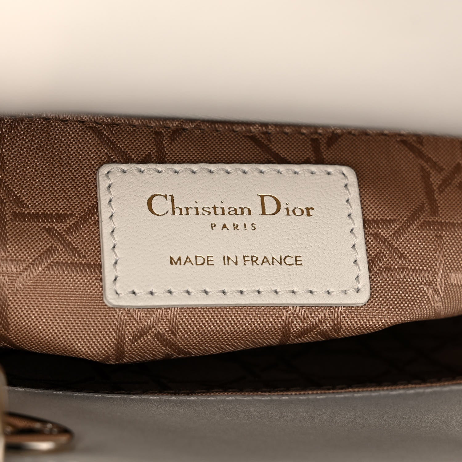 Christian Dior Lambskin Cannage Small Lady Dior White 5 of 10