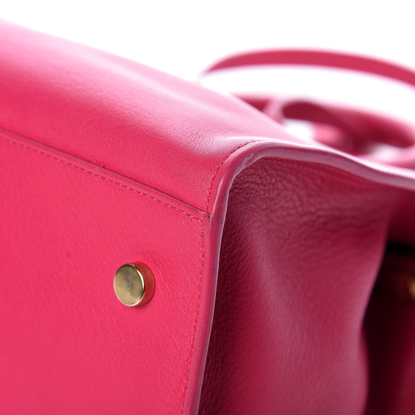 Smooth Calfskin Small Monogram Cabas Bubblegum