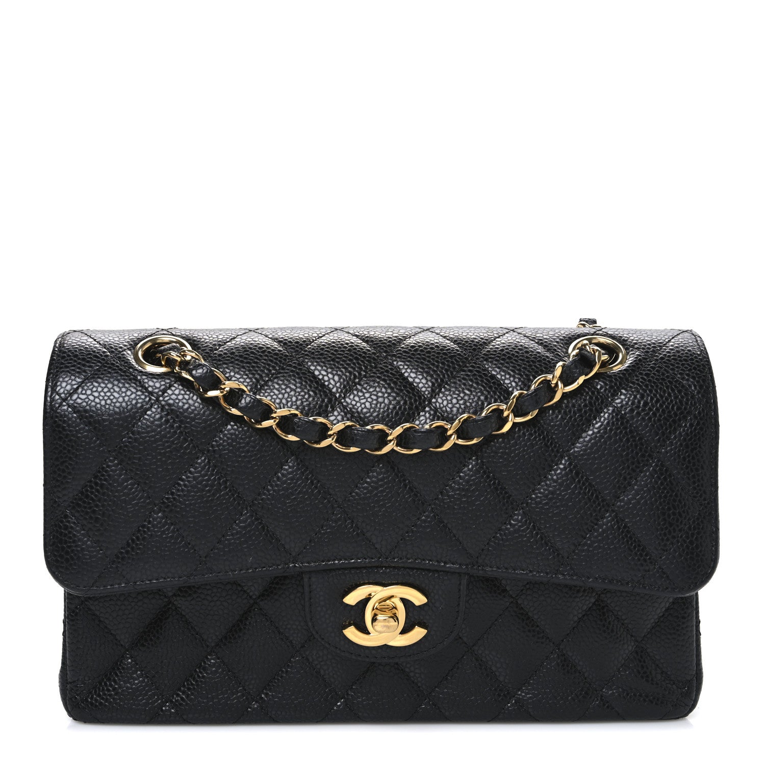 Chanel Caviar Quilted Small Double Flap Black 1 of 10