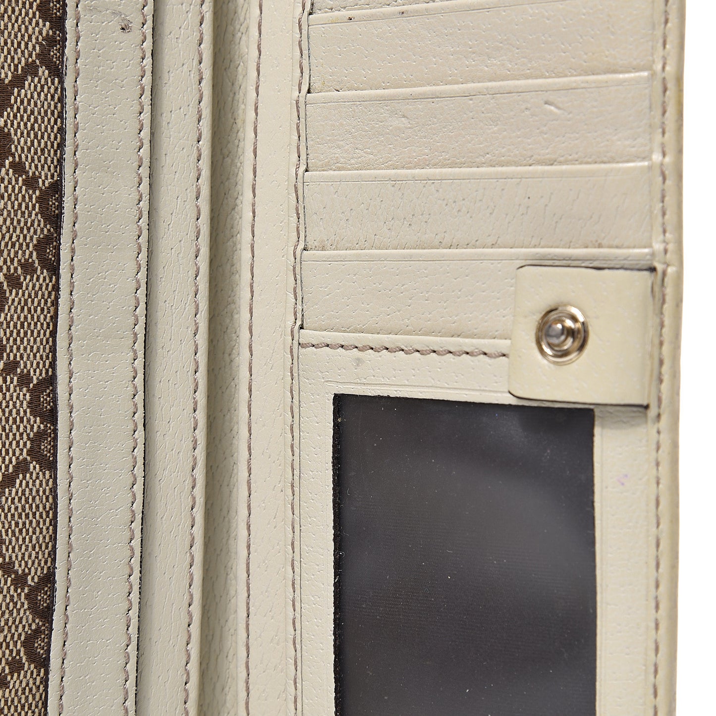 Monogram Continental Charmy Wallet White