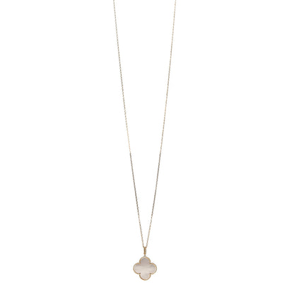 Van Cleef & Arpels 18K Yellow Gold Mother of Pearl Magic Alhambra Long Necklace 1 of 6