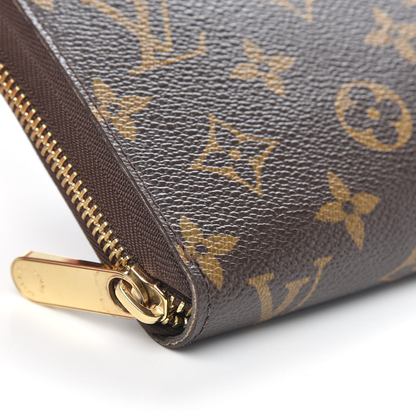 Monogram Groom Zippy Organizer Wallet Green