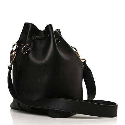 Fendi Vitello Grace Matte F is Fendi Grande Mon Tresor Bucket Bag Black 2 of 12