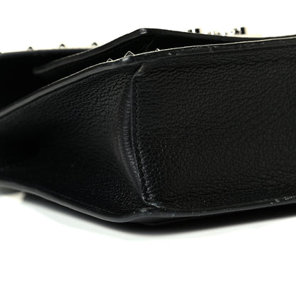 MCM Calfskin Studded Small Patricia Satchel Black 6 of 7