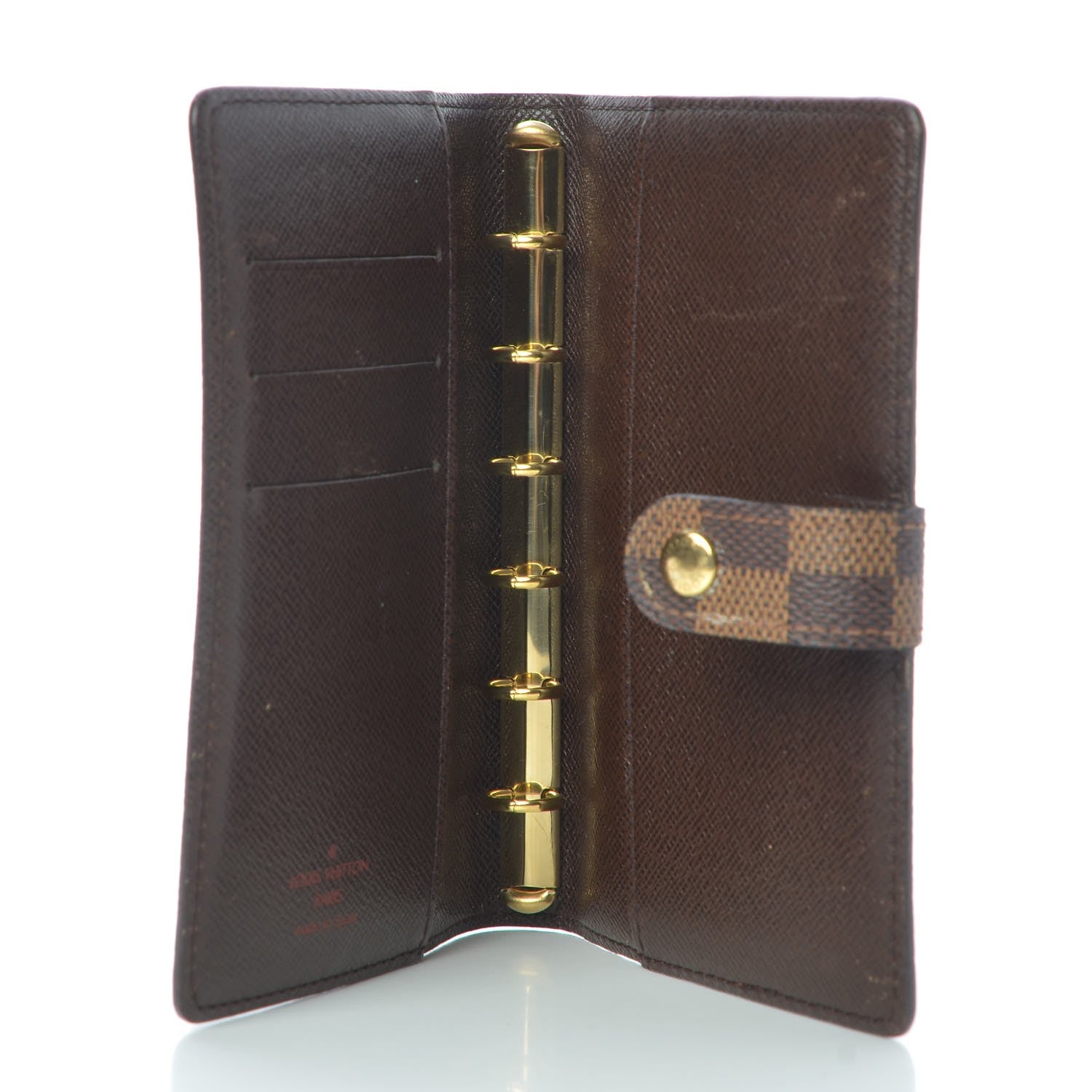 Louis Vuitton Damier Ebene Small Ring Agenda Cover 5 of 8