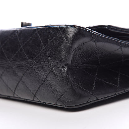 Chanel Aged Calfskin Quilted 2.55 Reissue 225 Flap Black 15 of 16