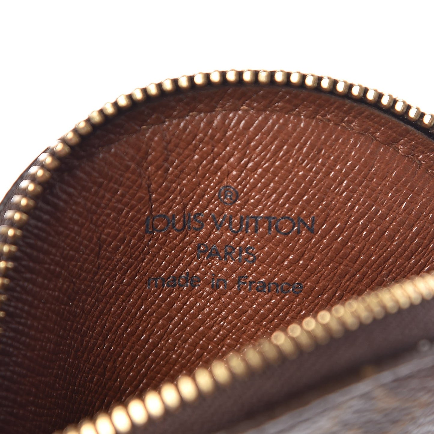 Monogram Round Coin Purse
