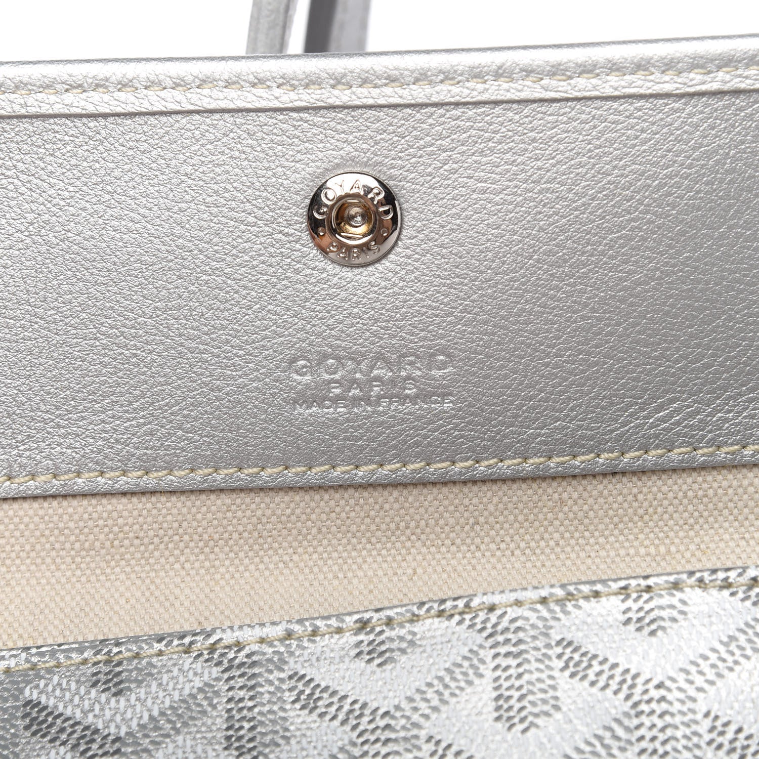 Goyard Goyardine Saint Louis PM Silver 8 of 9