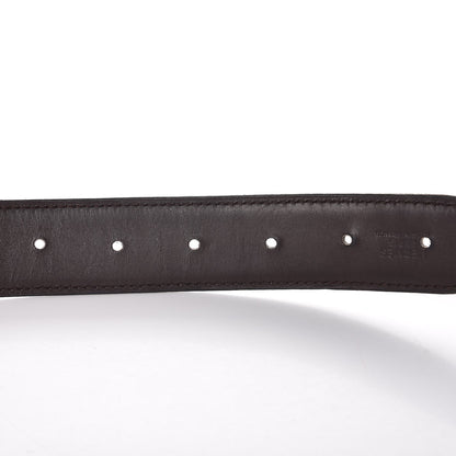 Hermes Box Chamonix 32mm H Belt 80 Black Chocolate 6 of 10