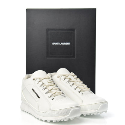 Saint Laurent Calfskin Jump Low Top Sneakers 41 Optic White 8 of 8