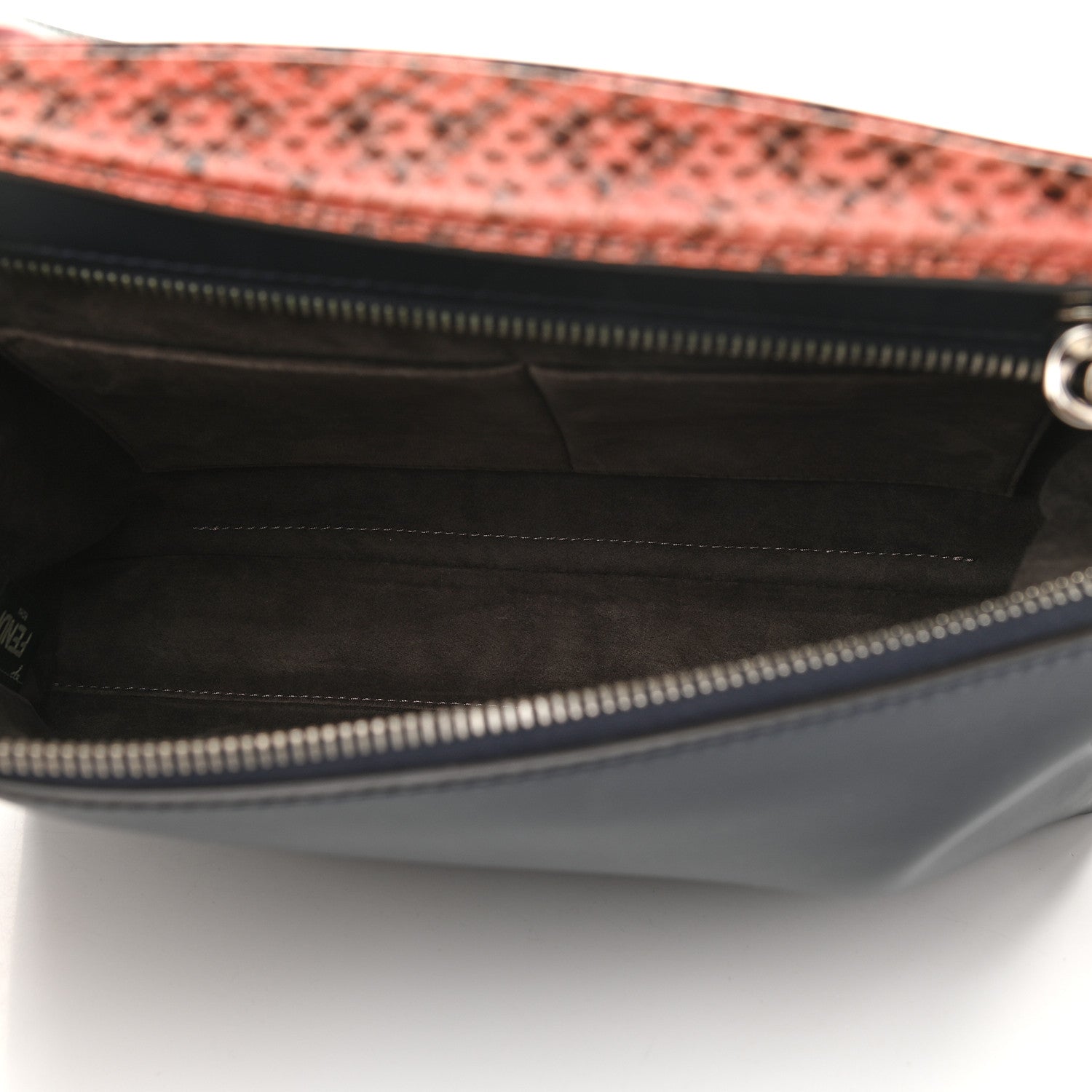 Fendi Vitello Baltico Dolce Elaphe DotCom Satchel Lavagna Ortensia Multicolor 7 of 12