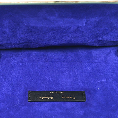 Proenza Schouler Nappa Frame Shoulder Bag Black Purple 6 of 10