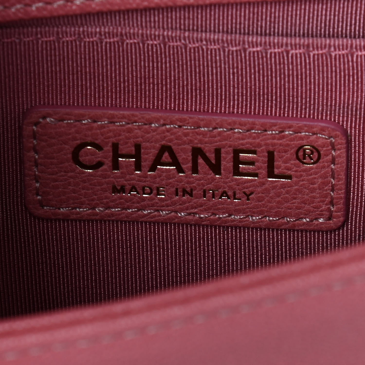 Chanel Caviar Chevron Quilted Small Boy Flap Pink 5 of 8