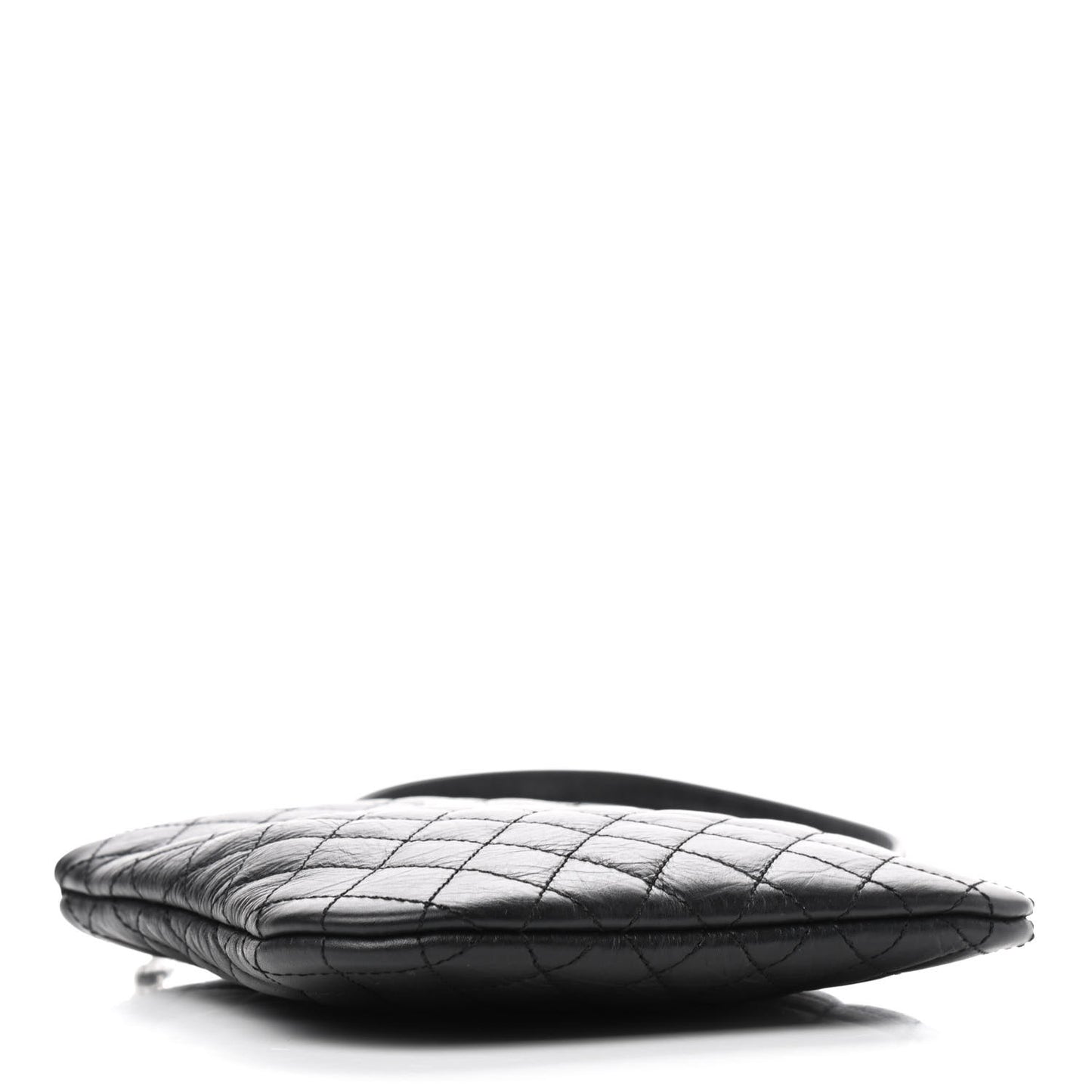 Calfskin Quilted Crossbody Bag Black