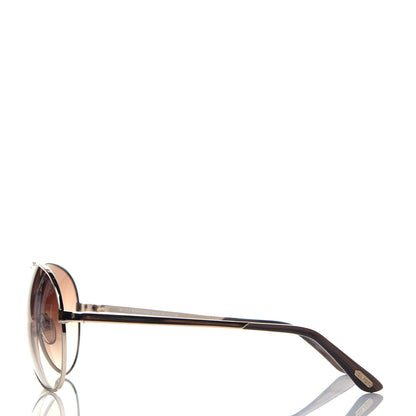 Tom Ford Metal Charles Aviator Sunglasses TF35 Gold 3 of 8