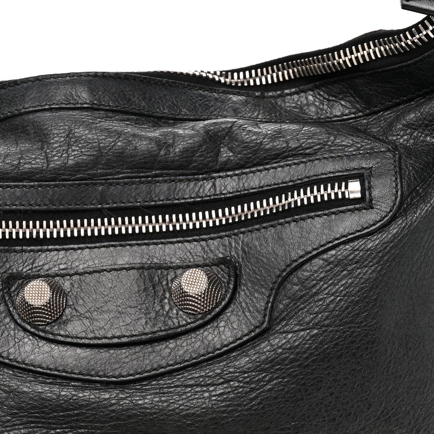 Balenciaga Chevre Giant 21 Silver Hardware Day Hobo Black 8 of 12