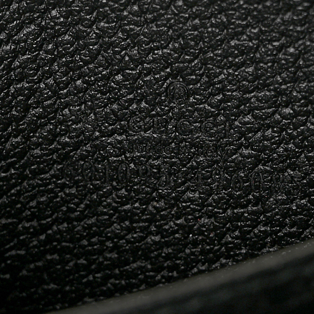 GG Supreme Monogram Psychedelic Zip Around Card Case Wallet Black
