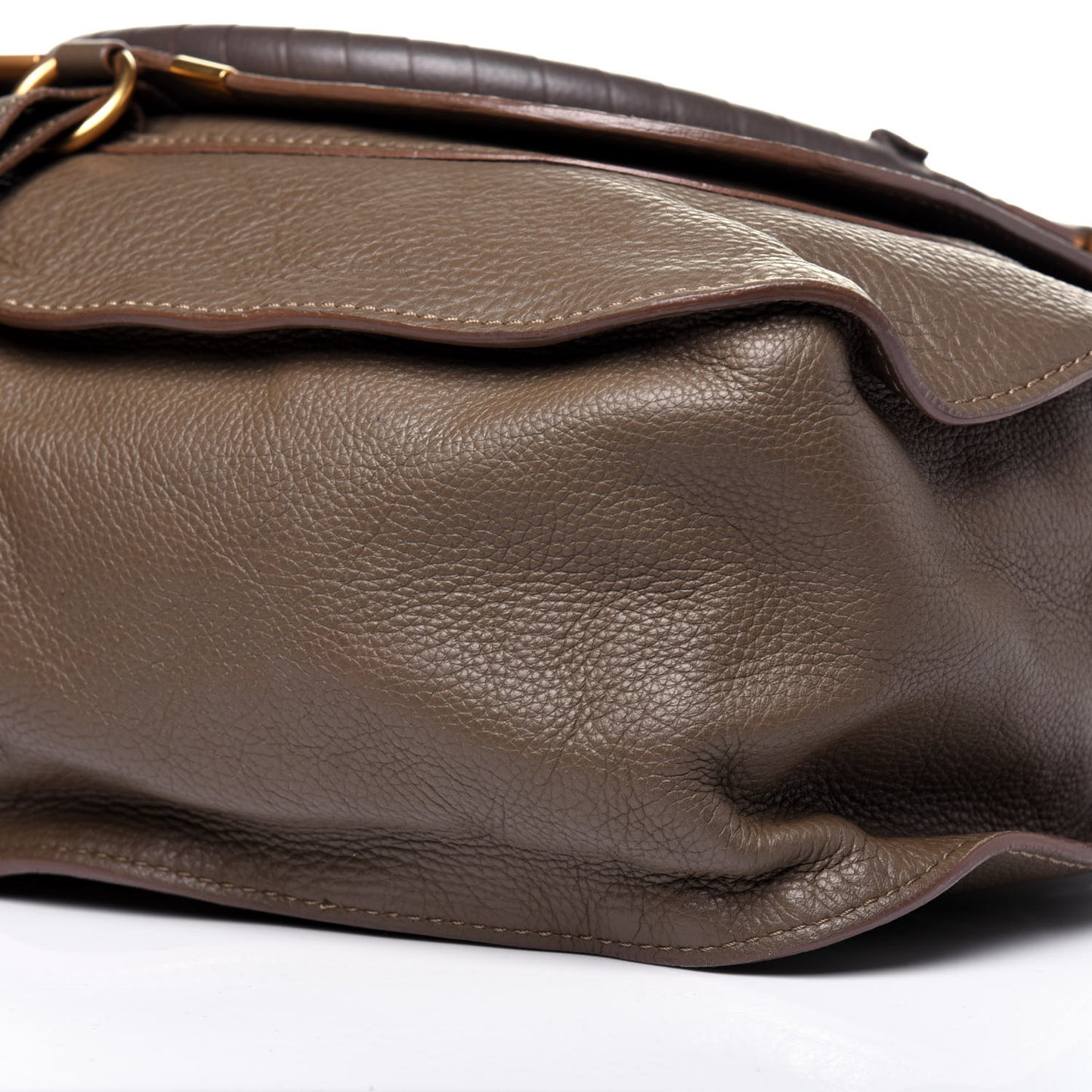 Calfskin Large Marcie Satchel Nut