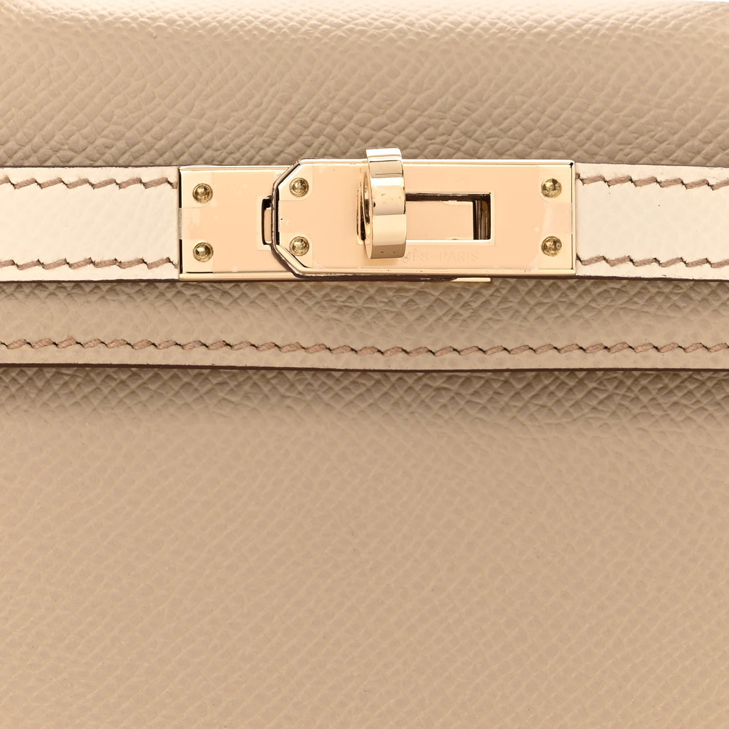 Hermes Epsom Horseshoe Mini Kelly Sellier 20 Trench Craie 7 of 10