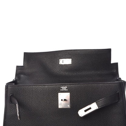 Hermes Togo Kelly Retourne 32 Black 6 of 36