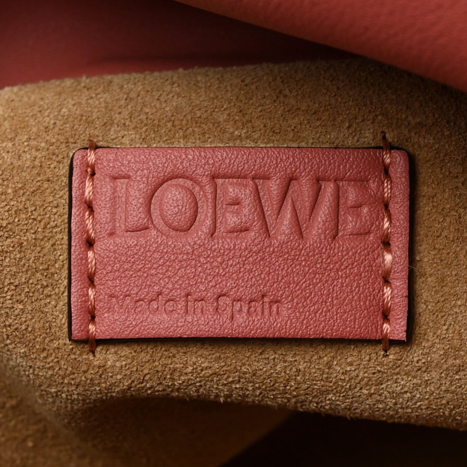 Loewe Calfskin Mini Flamenco Knot Clutch Pink 6 of 10