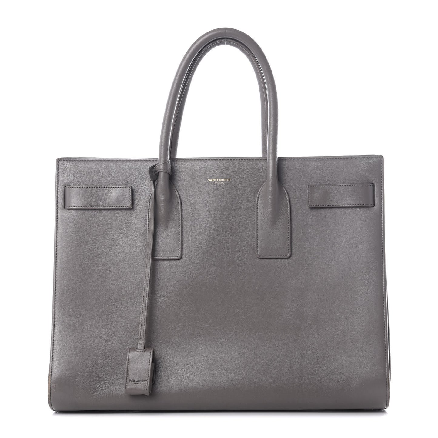 Calfskin Large Sac De Jour Carryall Grey