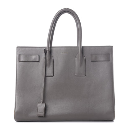 Saint Laurent Calfskin Large Sac De Jour Carryall Grey 1 of 14