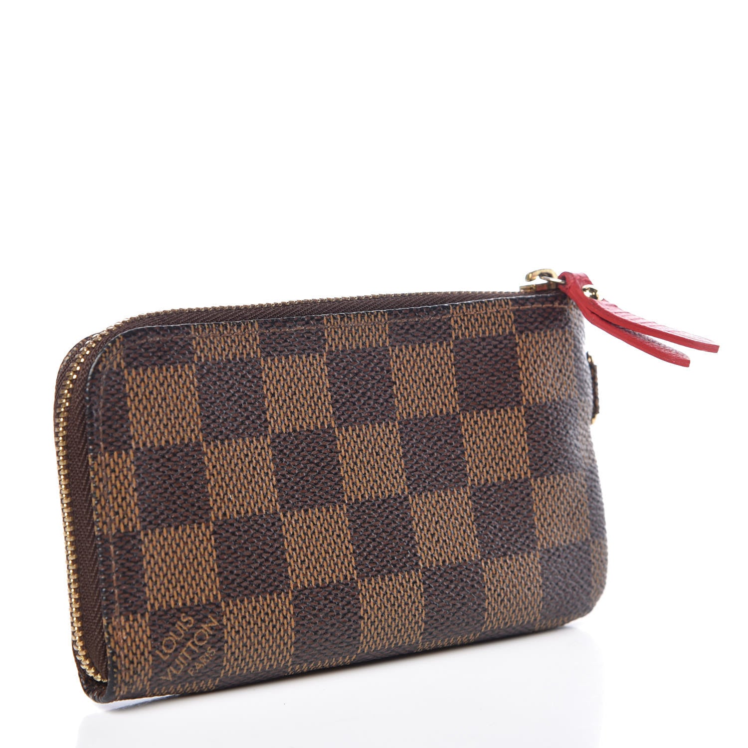 Louis Vuitton Damier Ebene Complice Trunks and Bags Key Pouch Red 3 of 10