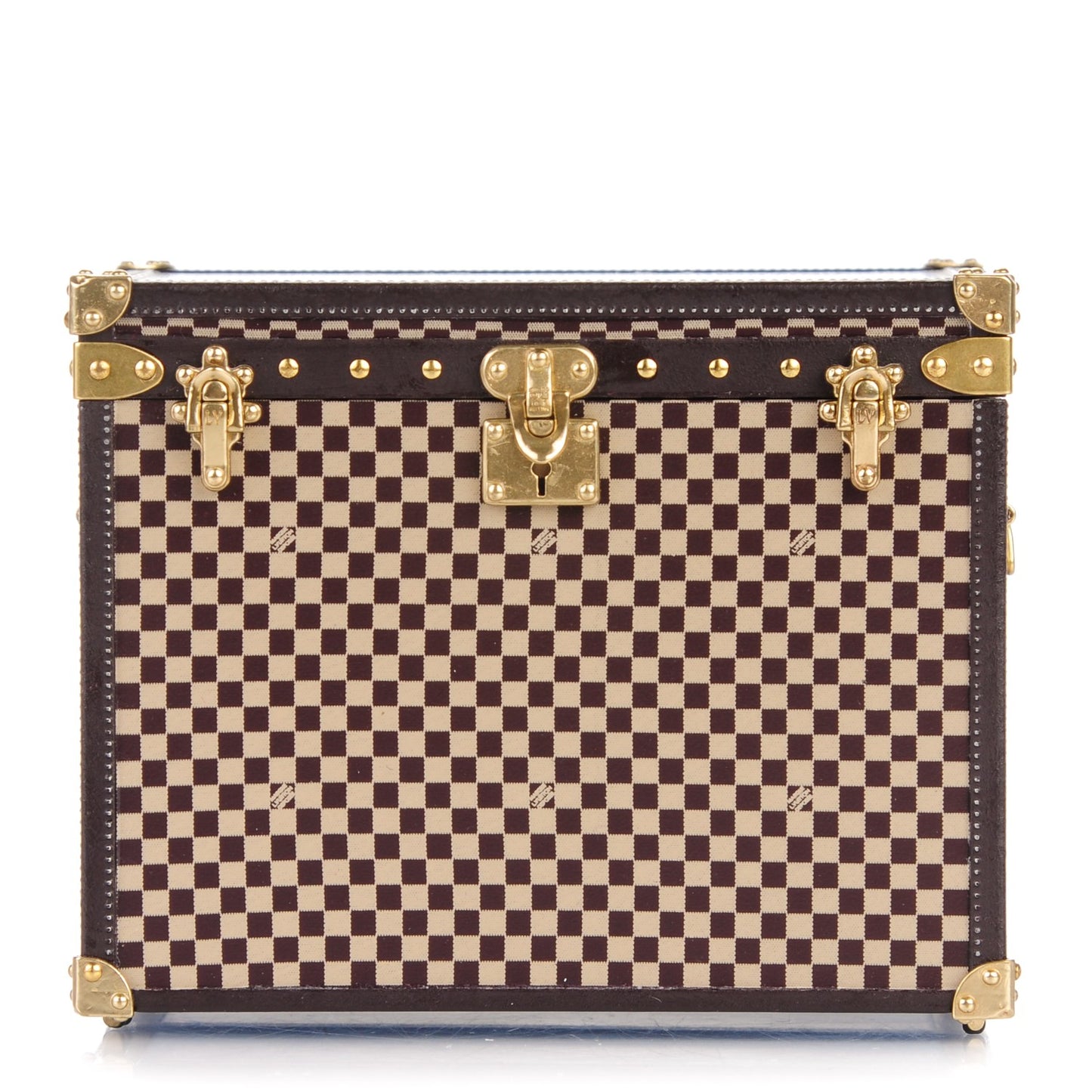 Damier 1895 Ladies Hat Trunk Mini Malle Chapeaux Jewelry Box